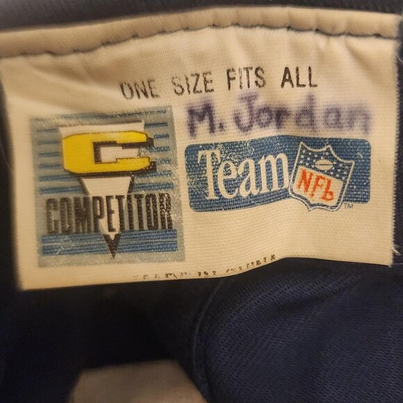 1990 Chicago Bears navy and orange vintage baseball hat - Picture 2 of 5